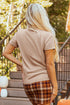 Bowknot Graphic Print Relaxed Short Sleeve Tee