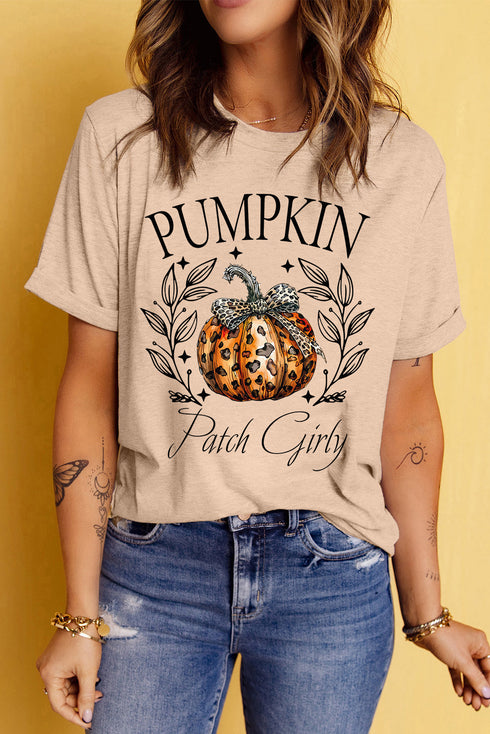 Bowknot Graphic Print Relaxed Short Sleeve Tee