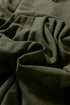 Bracelet Sleeve Scallop Detail Pleated Corduroy Mini Dress