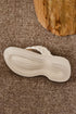 Braided Crochet Strap Chunky Platform Flip Flop Slipper