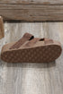 Braided Strap Criss Cross Platform Slide Slippers