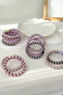 Braided Woven Elastic Stretch Texture Ponytail Hair Tie Set