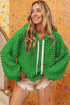 Bubble Textured Waffle Hoodie