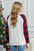 Buffalo Plaid Long Sleeve Sweatshirt