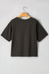 Bull Skull Graphic Print Western Style Cotton Tee