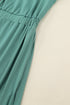 Button Front Long Sleeve Textured Mini Dress
