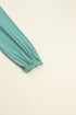 Button Front Long Sleeve Textured Mini Dress