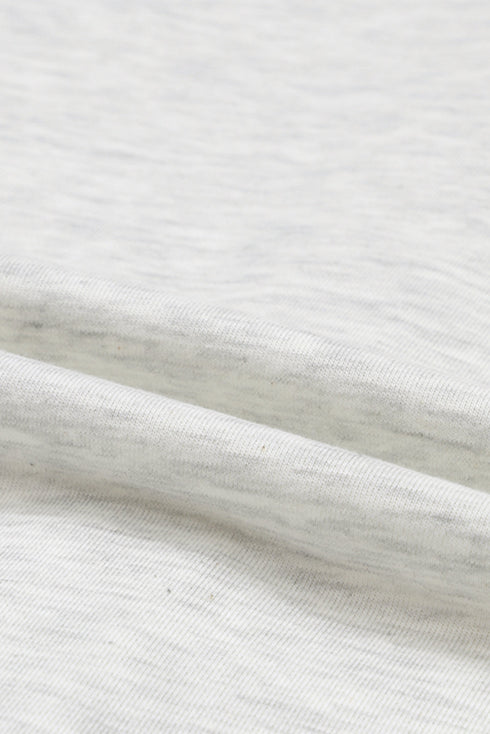 Button Front Mixed Media Knit Sleeve Hooded Jacket