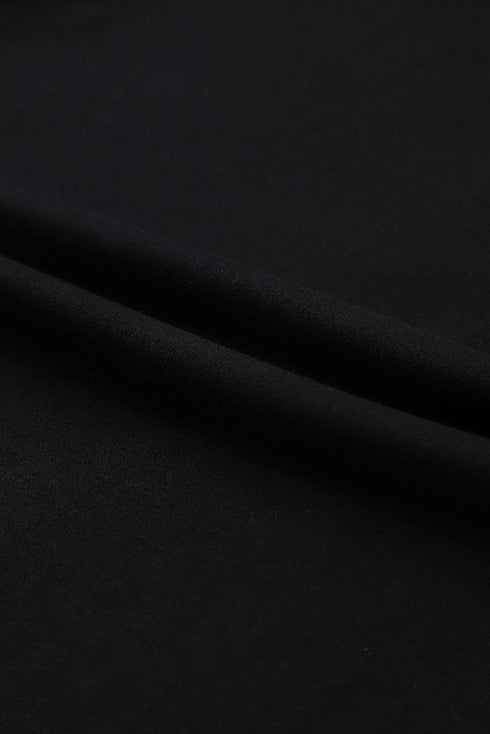 Button Up High Waist Long Sleeve Dress