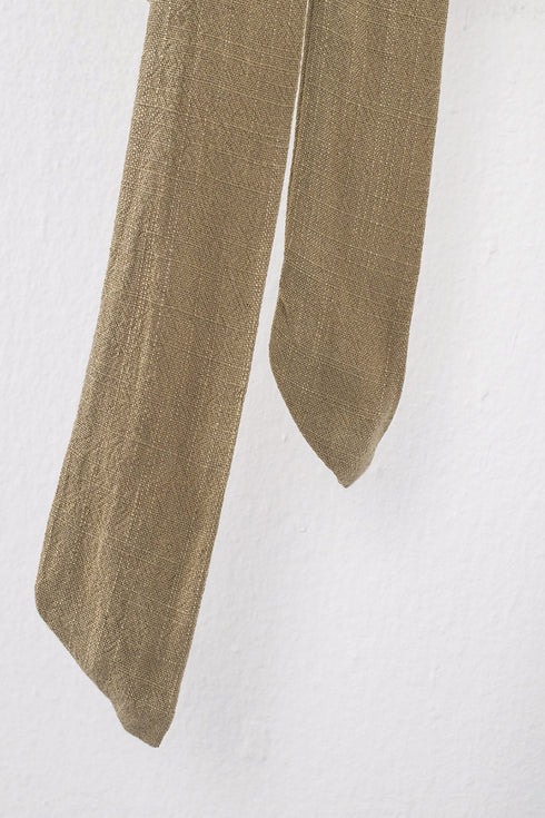 Button V Neck Romper With Belt