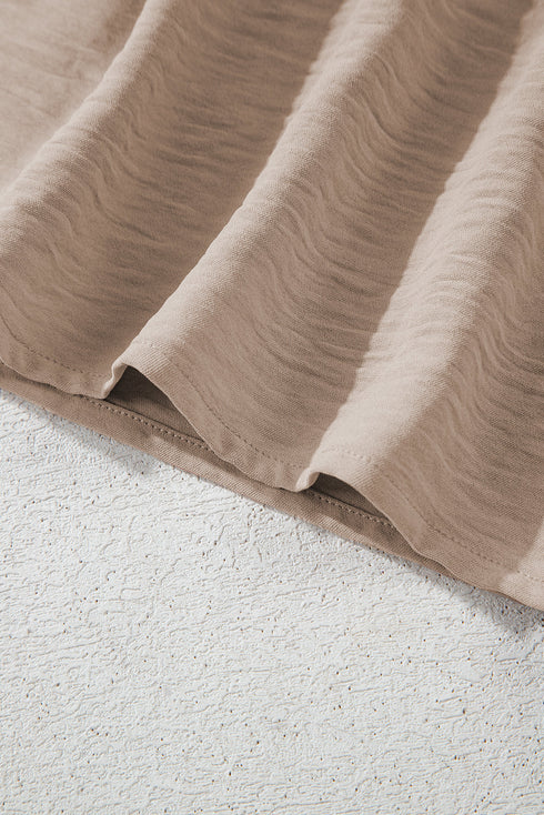 Buttoned Vest Drawstring Wide Leg Pants 2pcs Set