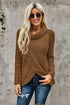 Buttoned Wrap Turtleneck Sweater