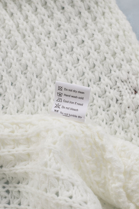 Buttoned Wrap Turtleneck Sweater