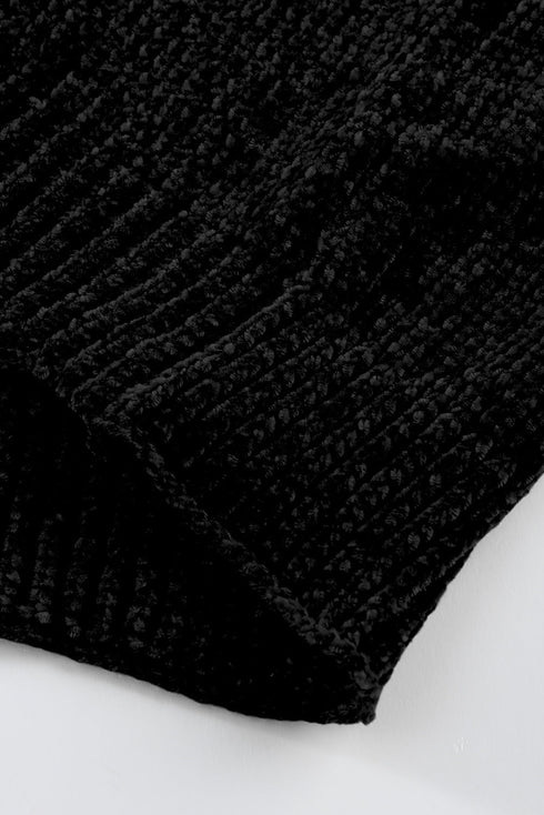 Buttons Front Pocketed Sweater Cardigan