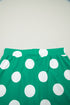 Polka Dot Print Cropped Tee Bodycon Skort Two Piece Set