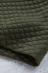 Casual Quilted Solid Button Front Flap Pocket Jacket