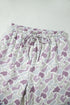 Camo Print Drawstring Waist Loose Fit Full Length Pants