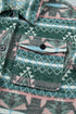 Aztec Geometric Print Button Front Long Sleeve Shacket