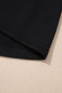 V Neck Tunic Shift Long Sleeve Top