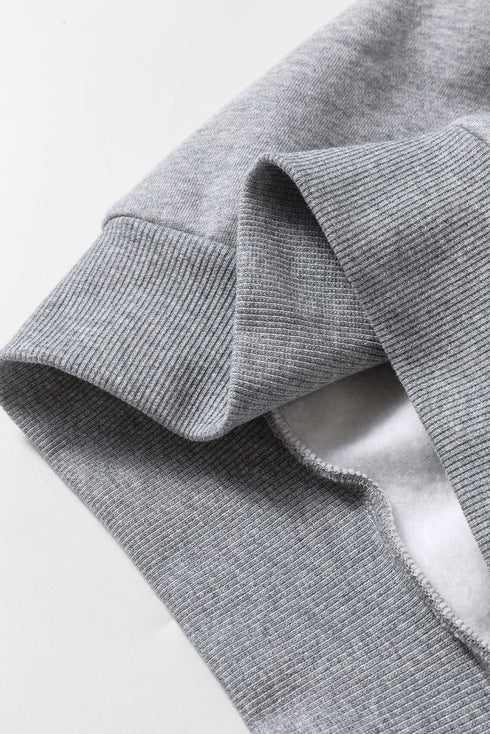 Heavyweight Fleece Hoodie And Seamed Jogger Set