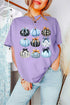 Pumpkin Printed Graphic Relaxed Silhouette Statement Tee