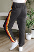 Casual Comfort Applique Detail High Waist Sweatpants