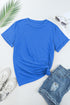 Soft Stretch Blend Crew Neck Short Sleeve Tee