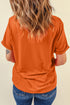 Football Graphic Short Sleeve Sporty Casual Graphic Tee