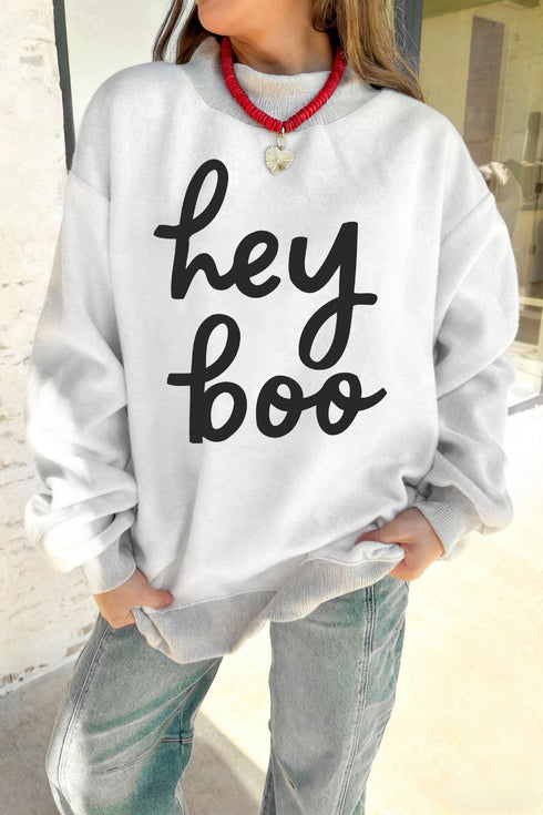 Sequin Pumpkin Face Mock Neck Tunic Sweatshirt