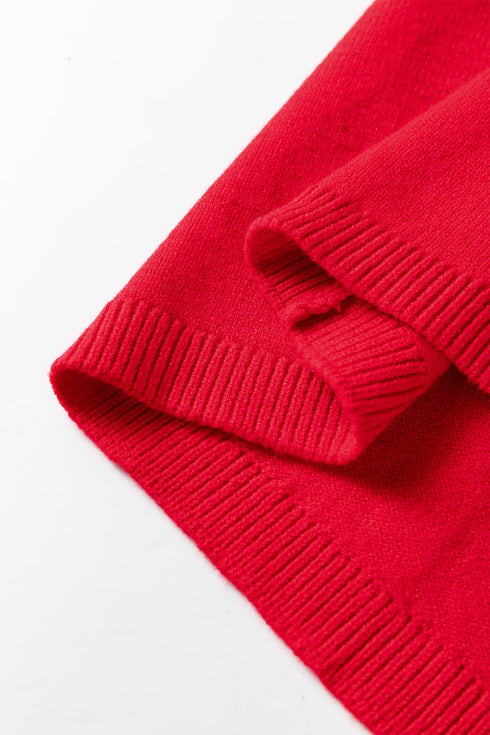 Yeehaw Graphic Sleeveless Crew Neck Knit Sweater