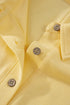 Solid Polo Collar Tee Elastic Waist Shorts Loungewear Set