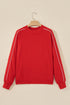 Stand Neck Long Sleeve Regular Fit Sweatshirt