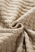 Casual Textured Quilted Puffer Button Front Shacket Jacket