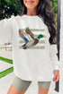 Mallard Duck Western Print Graphic T Shirt