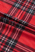 Plaid Round Neck Long Sleeve Pullover Top