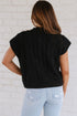 Cable Knit Mock Neck Satin Ribbon Sweater Vest