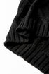 Cable Knit Mock Neck Satin Ribbon Sweater Vest