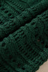 Cable Knit Open Weave Boat Neck Sweater