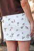 Cactus Horse Bull Western Graphic Denim Skirt