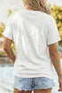 Camo Bow Duck Print Crew Neck Western Graphic Tee