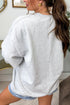 Camo Letter Print Long Sleeve Top Skort Dress Set