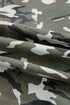 Camo Print Chest Pockets Loose Fit Denim Jacket