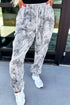 Camo Print Drawstring Elastic Waist Jogger Pants