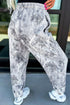Camo Print Drawstring Elastic Waist Jogger Pants