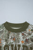 Camouflage Print Baggy Silhouette Western Inspired Pullover Sweatshirt