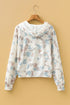 Camouflage Print Relaxed Drawstring Active Pullover Hoodie
