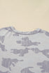 Camouflage Print Round Neck Long Sleeve Sweatshirt