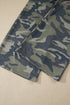 Camouflage Print Slim Tank Drawstring Western Pant Set