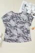Camouflage Print Soft Stretch Casual T Shirt
