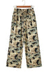 Camouflage Print Street Fashion Drawstring Shift Pants
